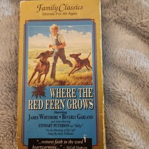 VHS of Where the Red Fern Grows